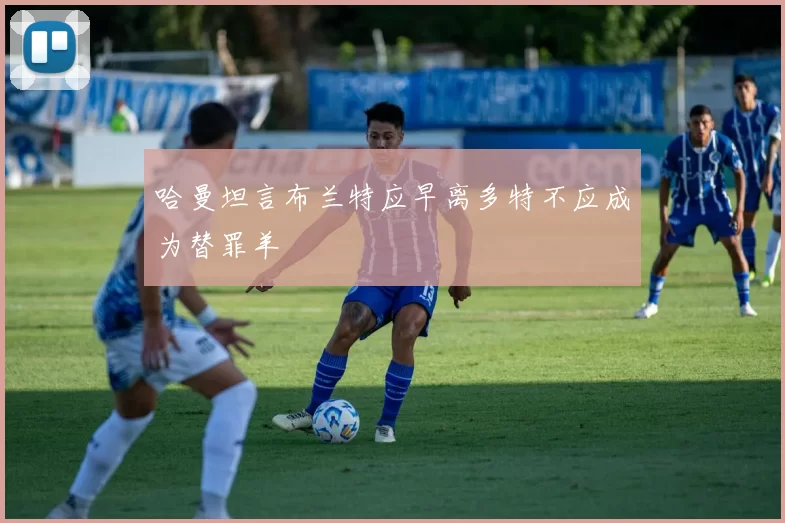 哈曼坦言布兰特应早离多特不应成为替罪羊